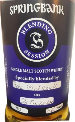 Springbank Blending Session 2024 Piotr Pietrzyk 54.6% 700ml