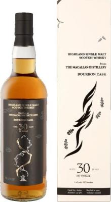 Macallan 1991 Private Cask Bourbon Tassei Group 47.9% 700ml