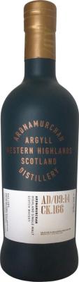 Ardnamurchan 2014 AD 09:14 CK.166 Unpeated 1st Fill American Ex Bourbon Barrel DramFest 2023 58.6% 700ml