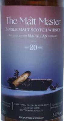 Macallan 2000 UD The Malt Master 54.7% 700ml