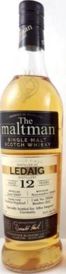 Ledaig 2007 MBl The Maltman Bourbon Hogshead #700644 Alba Import 53.9% 700ml