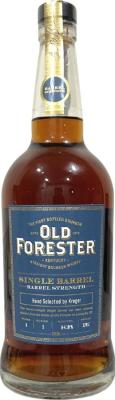 Old Forester Single Barrel Barrel Strength Edition 2022 Kroger 64.1% 750ml