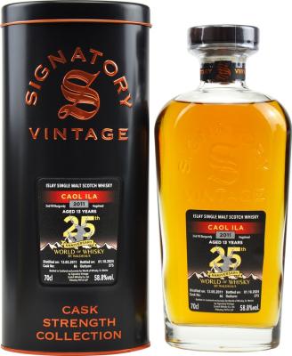 Caol Ila 2011 SV World of Whisky by Waldhaus 25th Anniversary 58.8% 700ml