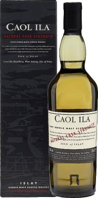 Caol Ila Natural Cask Strength 59.3% 200ml