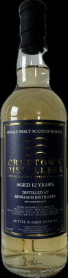 BenRiach 2011 WhB Creetown Distillers 55.3% 700ml