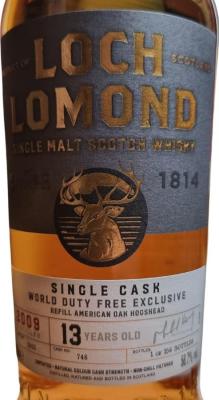 Loch Lomond 2009 Single cask World duty free exclusive 58.7% 700ml