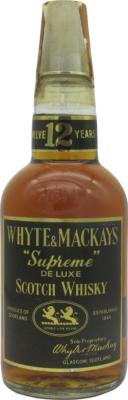 Whyte & Mackay 12yo Supreme De Luxe Scotch Whisky Liquorama S.A.S. di R. Orlandi & Co. S. Donato Milanese 43% 750ml