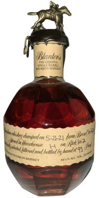 Blanton's The Original Single Barrel Bourbon Whisky #4 Charred American White Oak Barrel 46.5% 750ml