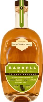 Barrell Rye Private Release British Bourbon Society 64.37% 700ml