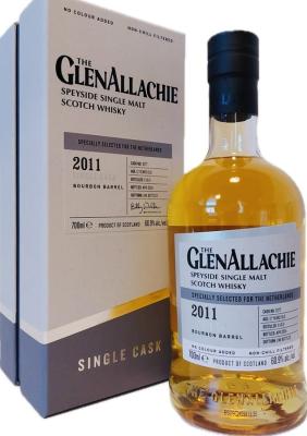 Glenallachie 2011 Single Cask Specially selected for the Netherlands 60.9% 700ml