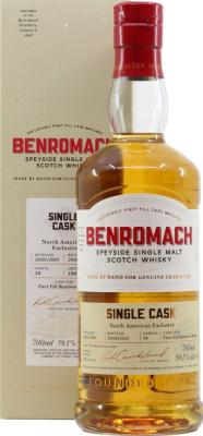 Benromach 2003 Single Cask North American Exclusive 59.1% 700ml