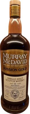 Ardbeg 2008 MM Mission Gold Benelux exclusive to celebrate Murray McDavid's 30th anniversary 57.9% 700ml