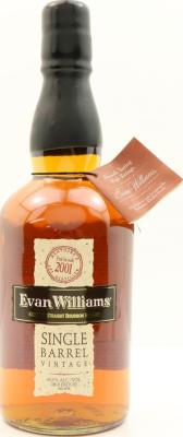 Evan Williams 2001 Single Barrel #808 43.3% 750ml