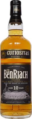 BenRiach 10yo Curiositas Peated Malt 46% 700ml