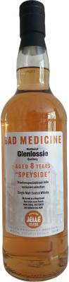 Glenlossie 8yo WIN Bad Medicine Red wine cask finish Drankenspeciaalzaak Jelle Leeuwarden 46% 700ml