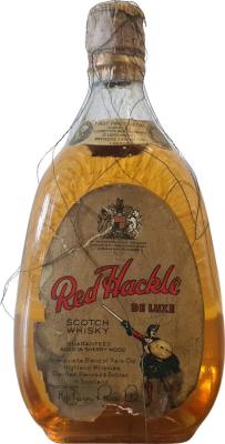 Red Hackle De Luxe Scotch Whisky Guaranteed Aged in Sherry Wood Ditta A. Sposetti Genova 43% 750ml