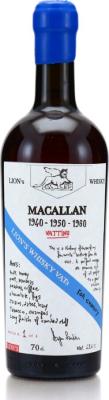 Lion's Whisky Charity Cask Vatting Macallan 43.6% 700ml