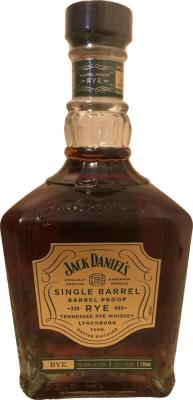 Jack Daniel's Single Barrel Barrel Proof Rye 66.6% 750ml