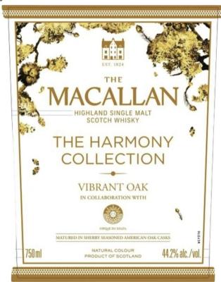 Macallan Vibrant Oak The Harmony Collection Cirque du Soleil 44.2% 750ml