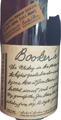 Booker's 07 + 1 months + 12 days The Springfield Batch 62.2% 750ml