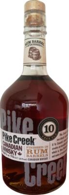 Pike Creek 10yo Rum Barrel Finished 42% 700ml