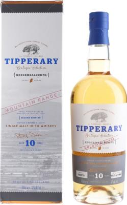 Tipperary 10yo Knockmealdowns Mountain Range 1st Fill Ex-Bourbon Barrels Batch 0001/16 47% 700ml