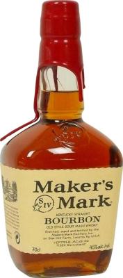 Maker's Mark Red Wax Kentucky Straight Bourbon Whisky Jacobi GmbH & Co.KG Weinstadt 45% 700ml