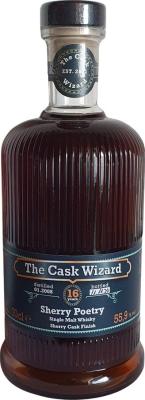 The Cask Wizard 2008 TCaWi Sherry Poetry Messe Handfilled 55.9% 700ml