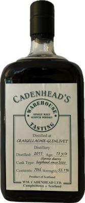 Craigellachie 2011 CA Warehouse Tasting 55.1% 700ml