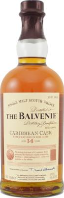 Balvenie 14yo Carribean Cask 43% 700ml