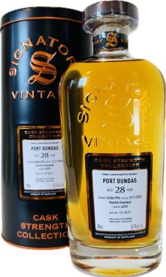 Port Dundas 1995 SV Cask Strength Collection Bourbon Hogshead 56.1% 700ml