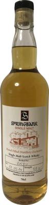 Springbank Hand Filled Distillery Exclusive 58.4% 700ml