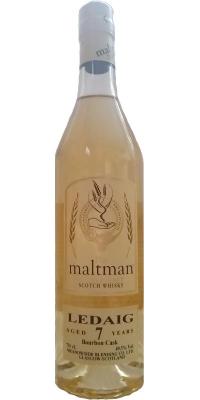 Ledaig 2005 MBl The Maltman Refill Bourbon Cask #800095 49.5% 700ml