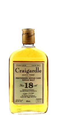 Craigardle 1976 WC Perthshire Single Cask Arthur J A Bell 60.2% 350ml