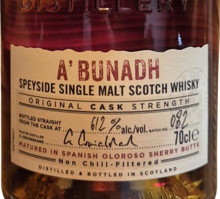 Aberlour A'bunadh batch #82 61.2% 700ml