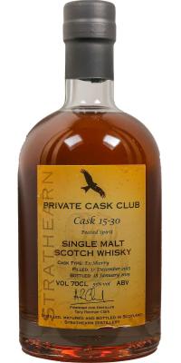 Strathearn 2015 Private Cask Club Ex-Sherry 15-30 Vinotheca 55% 700ml