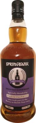 Springbank Barley to Bottle Tour 2024 Christoph 57.8% 700ml