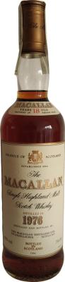 Macallan 1976 Vintage Sogrape Distribuicao S.A 43% 700ml