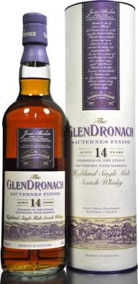 Glendronach 14yo Sauternes Finish 46% 700ml