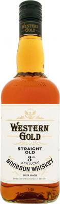 Whisky American 700ml Gold Bourbon Western Oak Radar 3yo Kentucky 40% LIDL Spirit - Straight