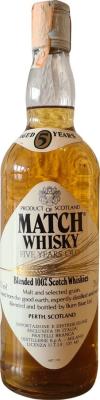 Match Whisky 5yo BBBl Blended 100% Scotch Whiskies Branca Bros Ltd 40% 750ml