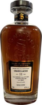 Craigellachie 2012 SV Cask Strength Collection 1st Fill Oloroso Sherry Butt 68.2% 700ml