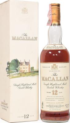 Macallan 12yo Sherry Wood Giovinetti & Figli Milano 43% 750ml