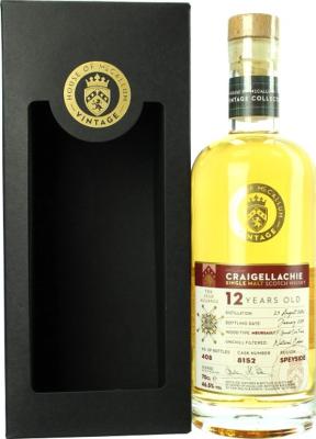 Craigellachie 2006 HoMc The Vintage Collection Meursault #8152 46.5% 700ml