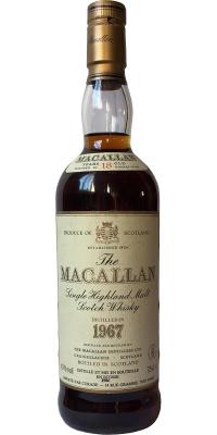 Macallan 1967 Vintage Corade Import France 43% 750ml