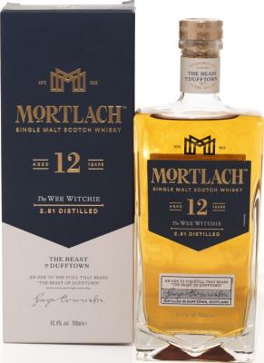 Mortlach 12yo Ex-Sherry & ex-Bourbon casks 43.4% 700ml