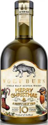 Wolfburn 10yo Merry Christmas & A Happy New Year Christmas Edition 2024 46% 350ml