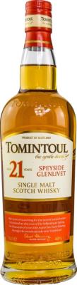 Tomintoul 21yo The gentle dram 40% 700ml