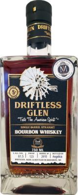 Driftless Glen Single Barrel Straight Bourbon Whisky Mash & Journey Whisky Club 61.5% 750ml