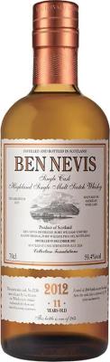 Ben Nevis 2012 American Wine Cask Collection Foundations 11yo 59.4% 700ml